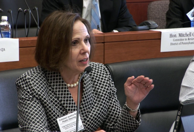 Judge Kathleen Cardone, of the Western District of Texas, who chairs the committee.