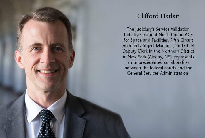 Clifford Harlan, Ninth Circuit ACE for Space and Facilities. 