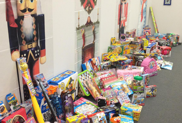 During the holidays, the New Jersey Probation Office collected toys for the Anna Sample House in Camden, NJ. 