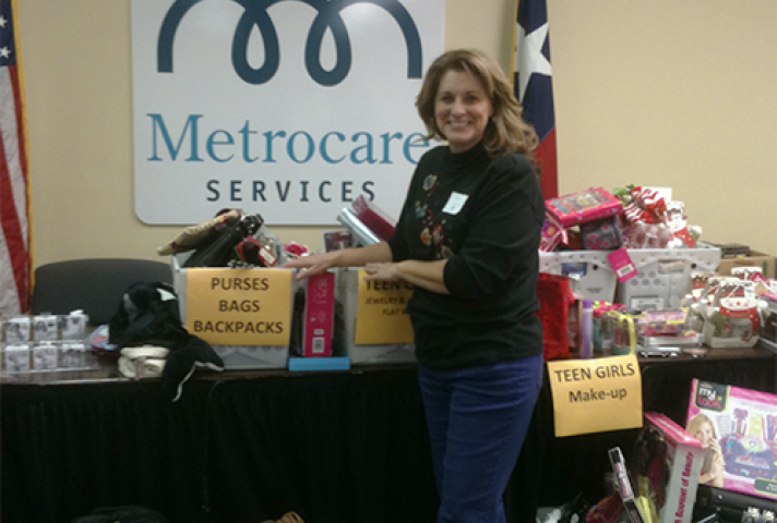 The Northern District of Texas Probation Office participated in a toy drive to benefit Metrocare Services. 