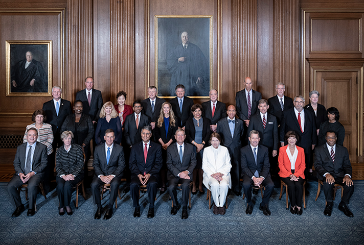 The members of the Judicial Conference of the United States.