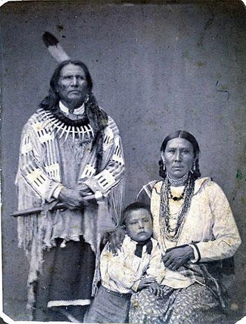 Chief Standing Bear family after the trial