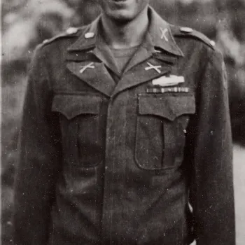 Tom Stagg served as an infantry captain in the U.S. Army from 1943-1946.