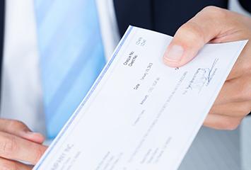 image of a paycheck