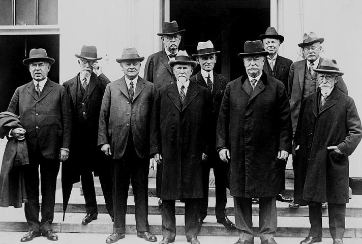 Members of the Conference outside the White House in 1926. Chief Justice William Howard Taft is in the first row, second from right. 
