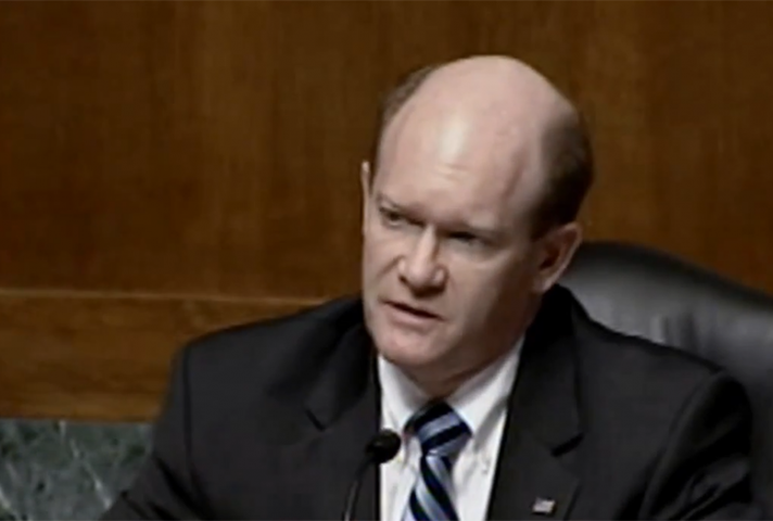 Sen. Chris Coons: "The sequester is slowing the pace, increasing the cost, and potentially eroding the quality of the delivery of justice."