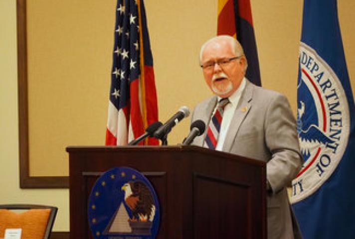 U.S. Rep. Ron Barber at the John M. Roll U.S. Courthouse Dedication Ceremony