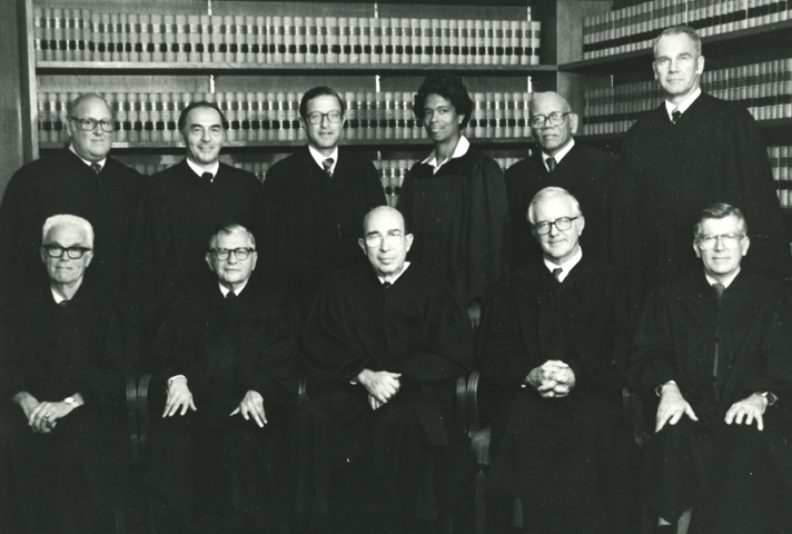 Image: Amalya Kearse, a judge with the Second Circuit Court of Appeals, is shown with colleagues in this 1982 photo.
