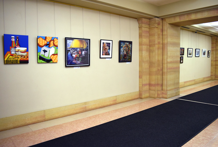 Art display at the District Court for the Western District of Pennsylvania.