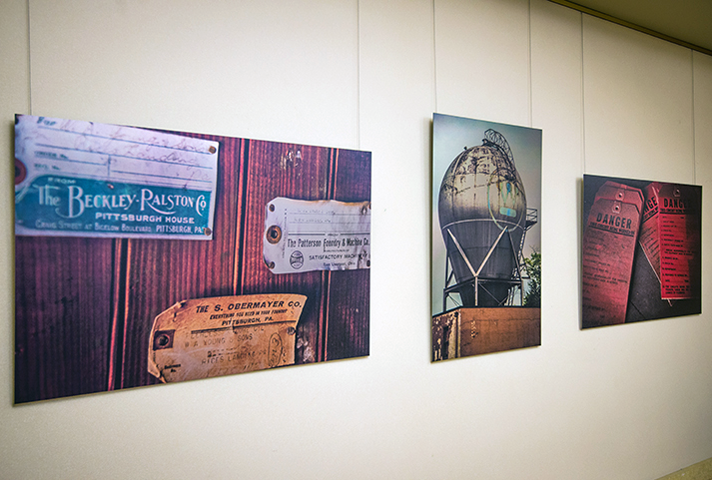 Image of art displayed at the District Court for the Western District of Pennsylvania.