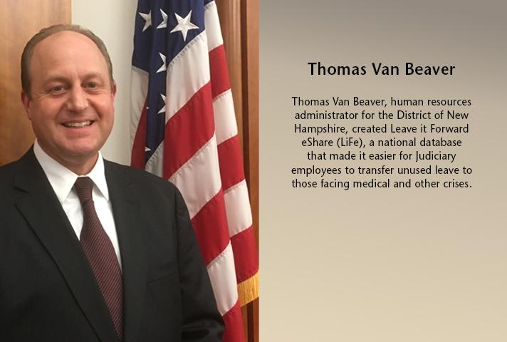 Thomas Van Beaver, human resources administrator for the New Hampshire District.