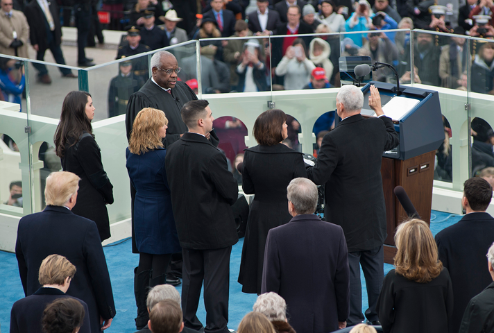 The Vice Presidential Oath of Office administered by Associate Justice Clarence Thomas.