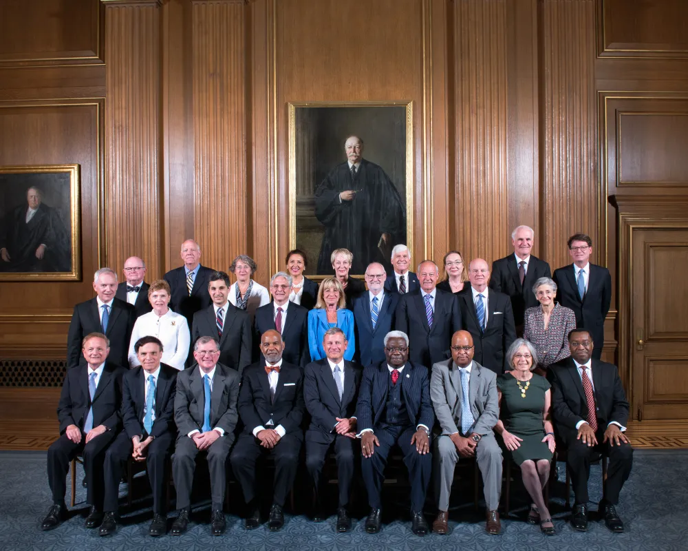 Judicial Conference group photo from the September 2017 meeting