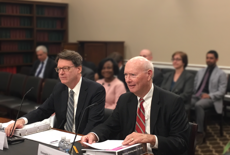 Director Duff at the Budget Hearing 2018