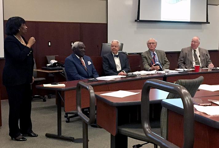 Panel discussion during the program hosted by the U.S. District Court for the Western District of Tennessee. 