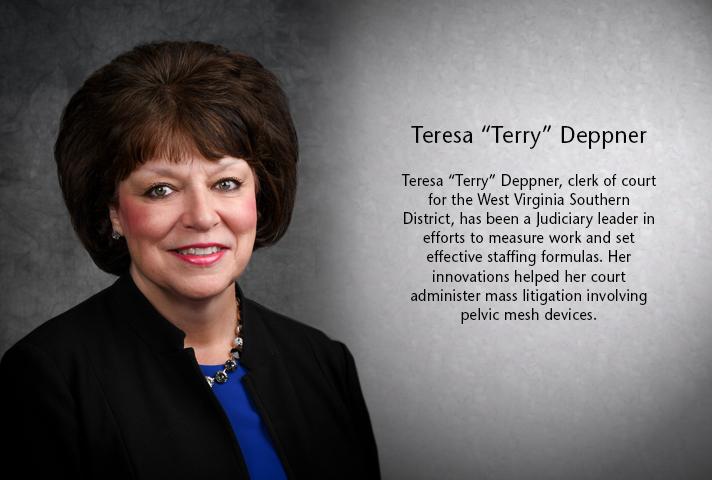 Teresa “Terry” Deppner, clerk of court for the West Virginia Southern District.
