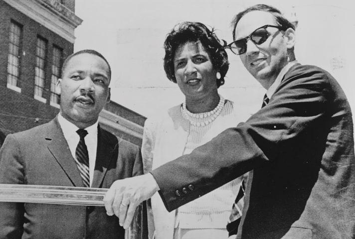 Constance Baker Motley with Martin Luther King. 