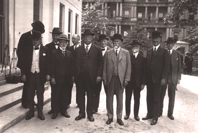 Historical photo of the Judicial Conference from 1923