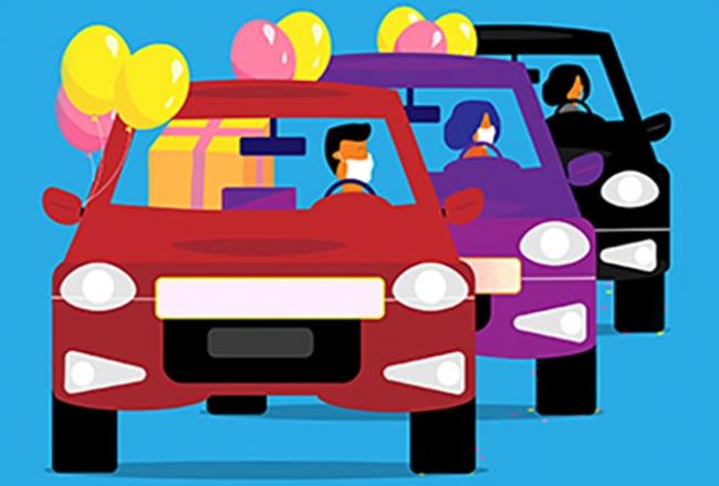 Teen voting car parade image